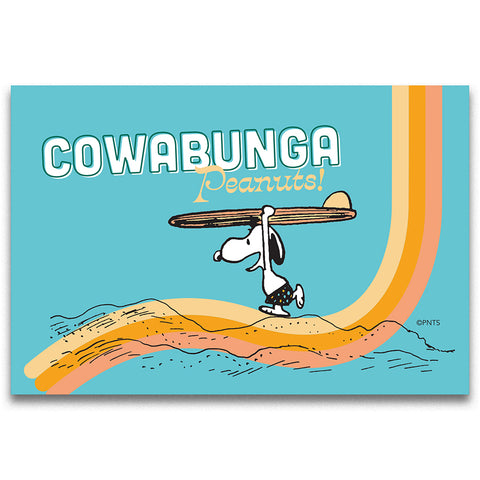 Cowabunga, Peanuts! Postcard