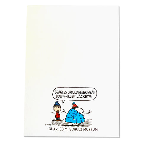 Puffer Jacket Snoopy Post-It® Pad