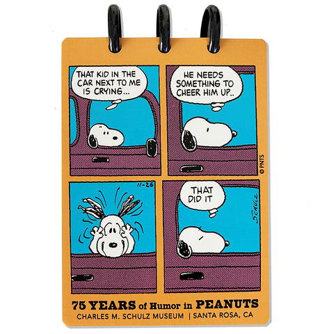 Spiral Bound Snoopy Notepad